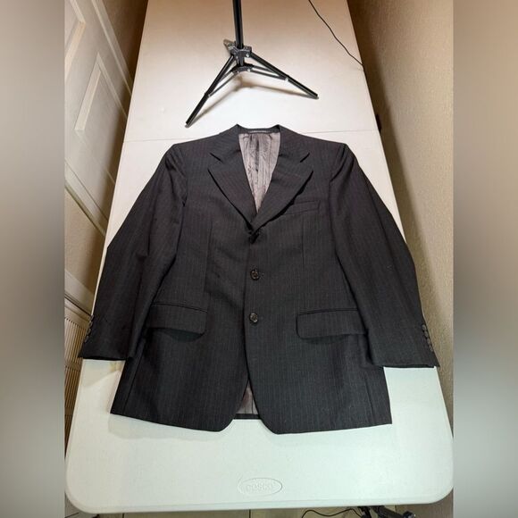 Valentino 100% Wool gray Blazer Sport Jacket See measurements - Picture 1 of 16
